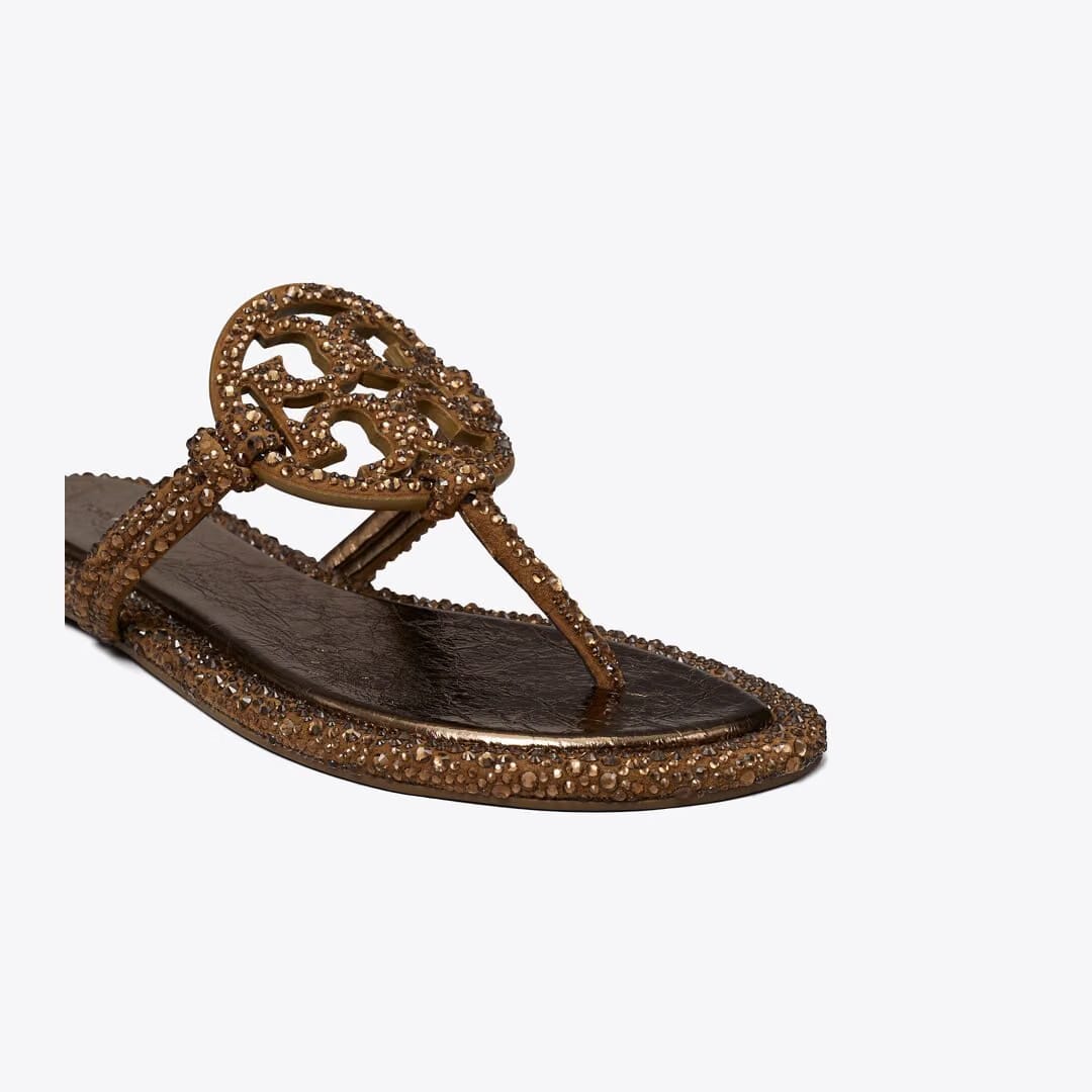 Tory Burch Miller Knotted Crystal COPPER FREEZE