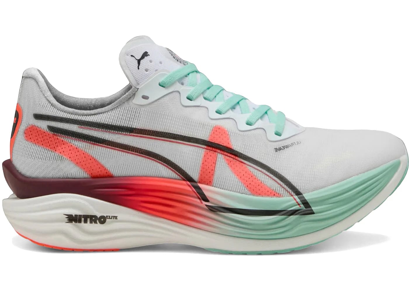 Puma Deviate Nitro Elite 3 Hyrox Glowing Red Mint Womens