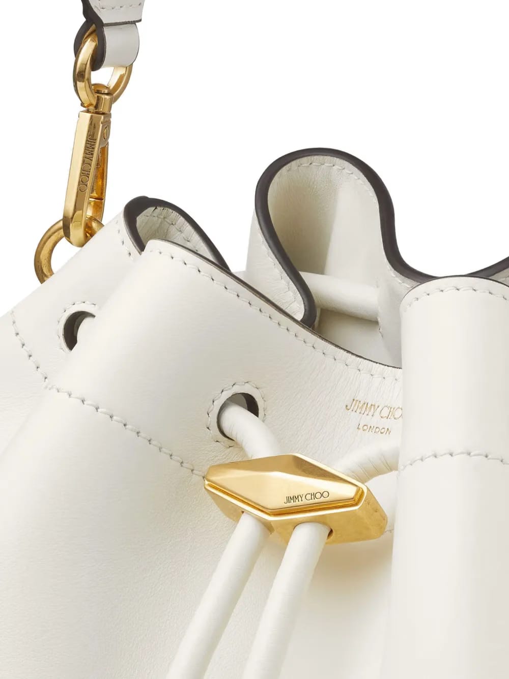 Cinch M leather bucket bag