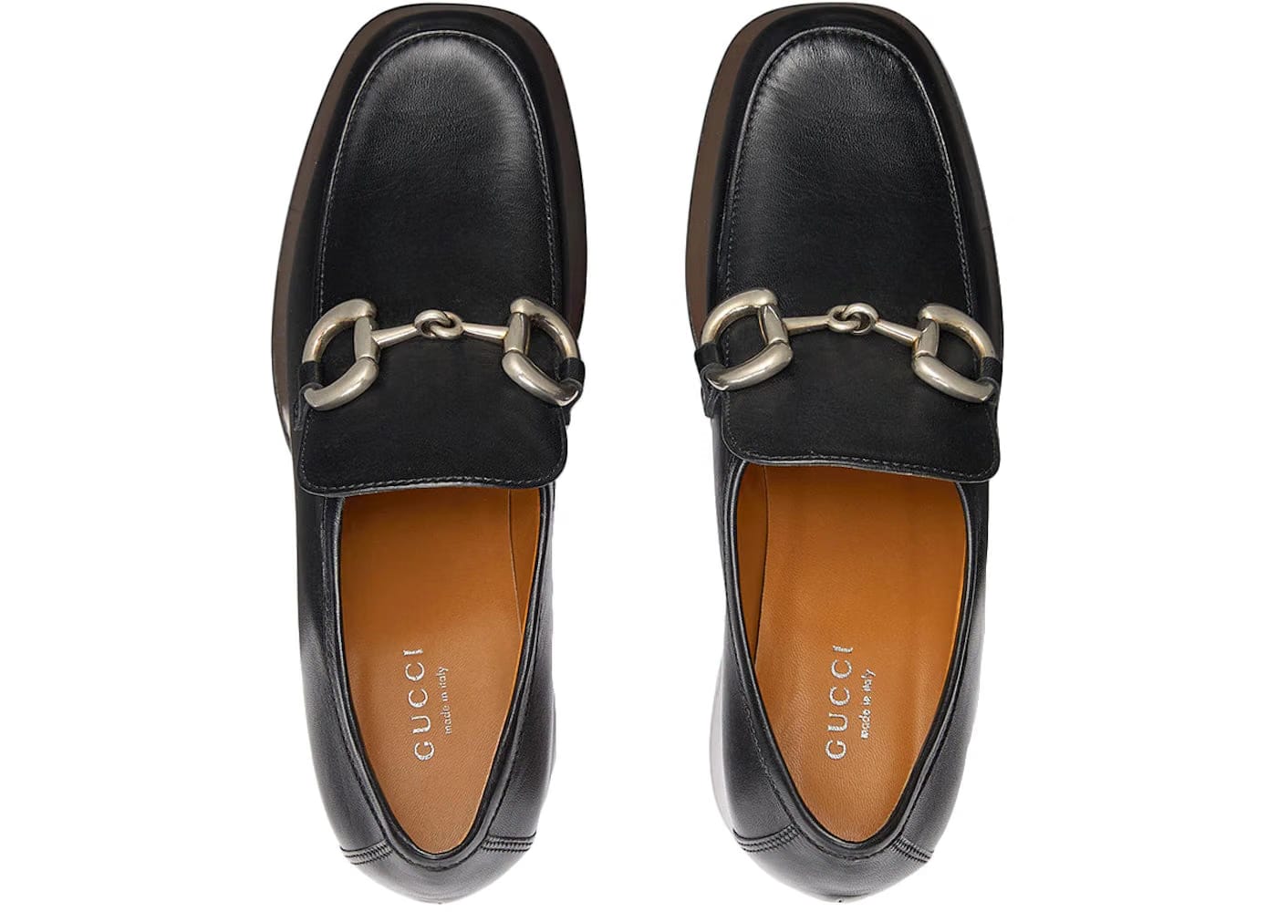Gucci Platform Horsebit Loafer Black Brown