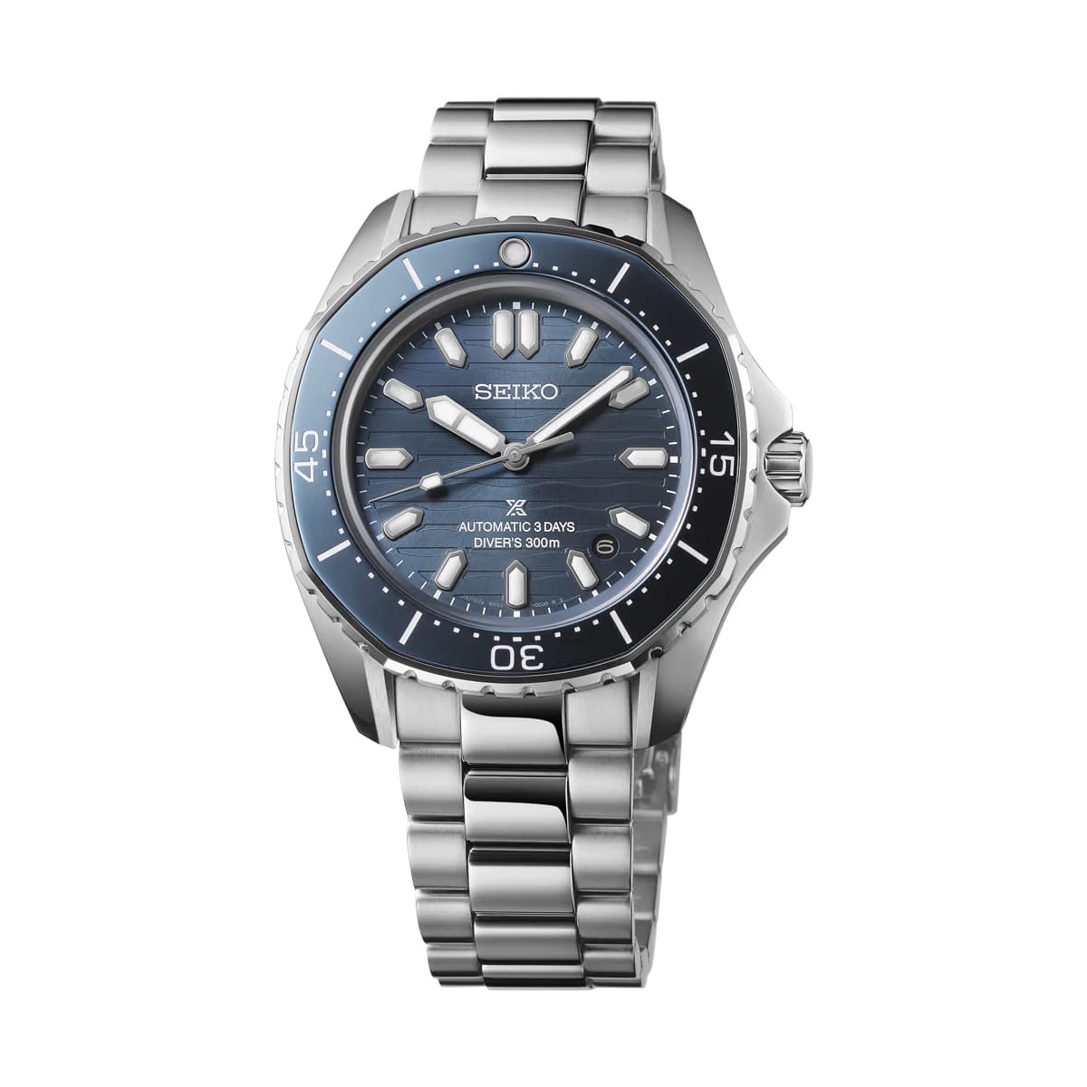 Seiko Prospex DiverS Watch Polygonal In Coastline-Cobalt - Blue - SPB483J1