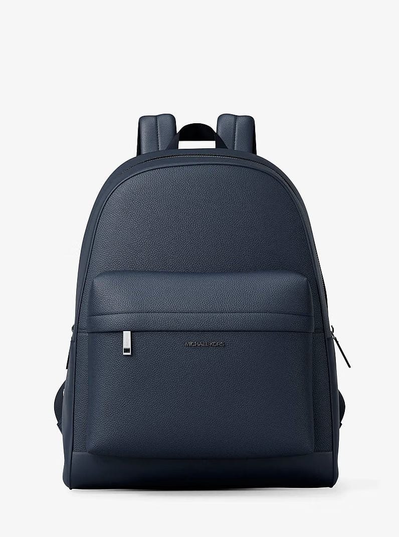 Michael Kors Pacey Leather Backpack Navy