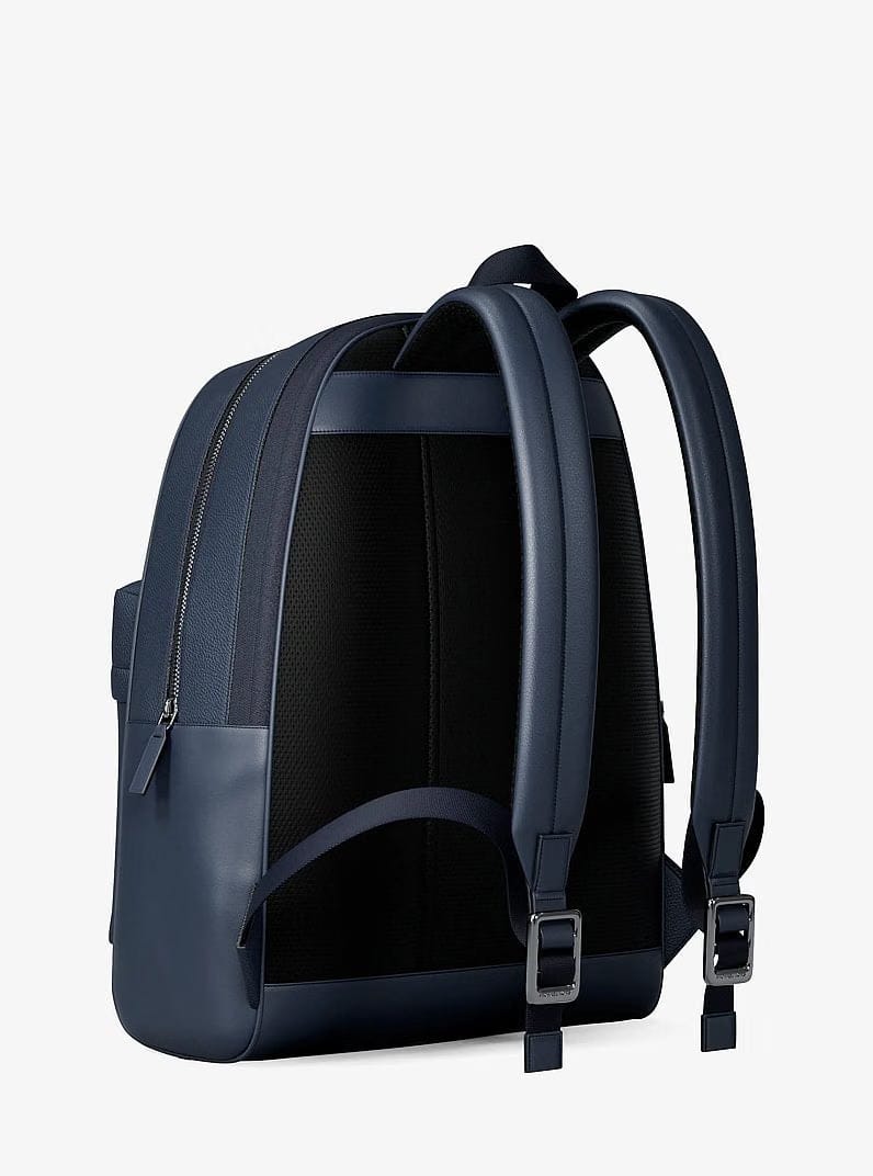 Michael Kors Pacey Leather Backpack Navy