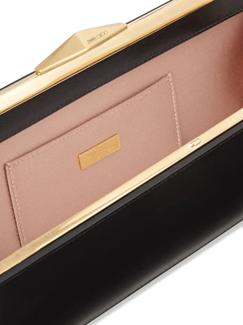 Diamond Cocktail leather clutch bag