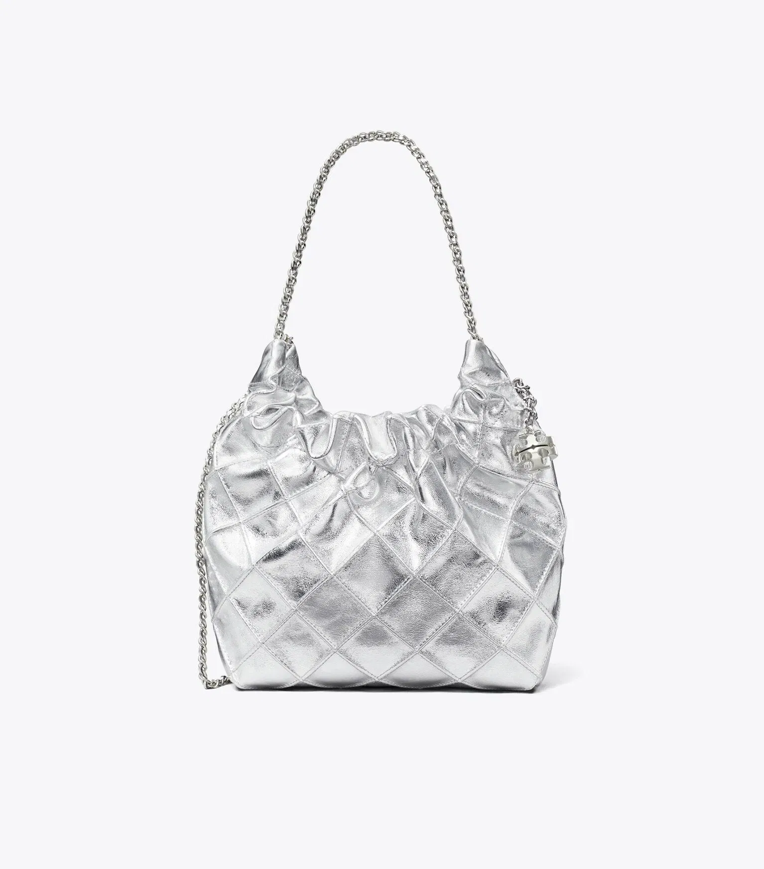 Mini Fleming Metallic Hobo Bag