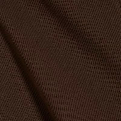Brown High Waisted Ribbed Flare Leggings