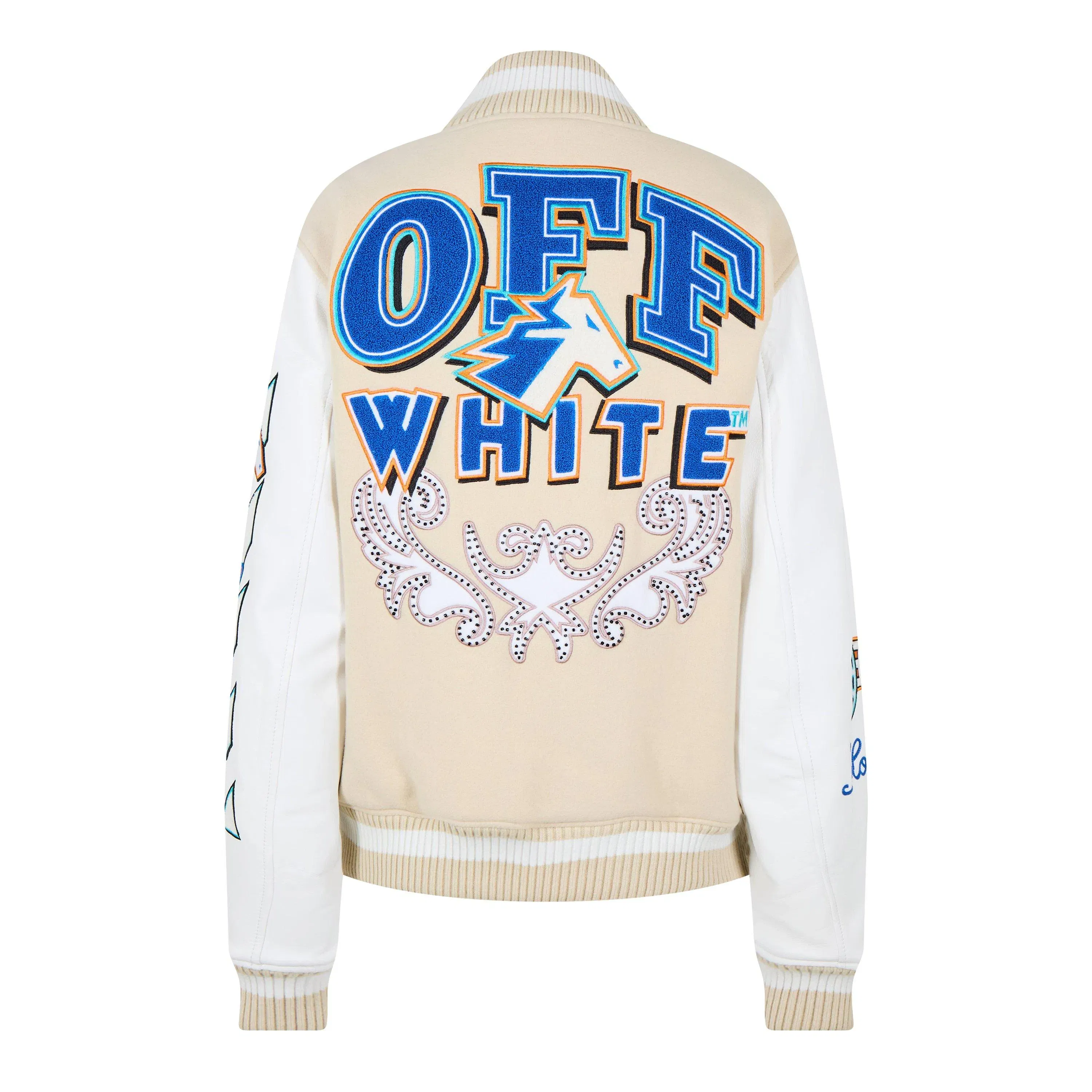Thunder Two-Tone Snap Button Varsity Jacket