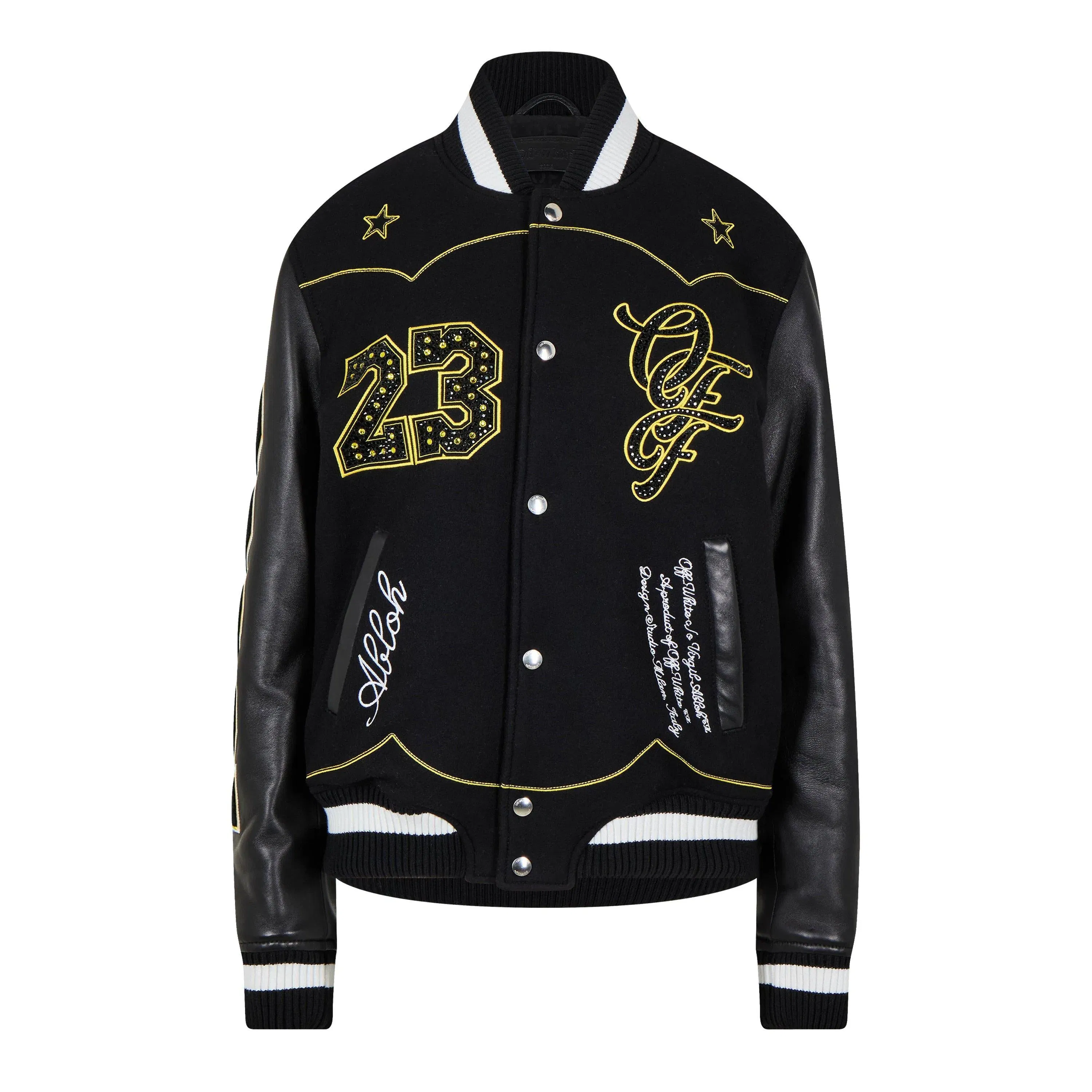 Thunder Two-Tone Snap Button Varsity Jacket