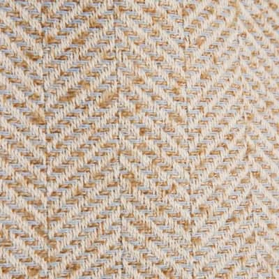 Beige Herringbone A-Line Mini Skirt