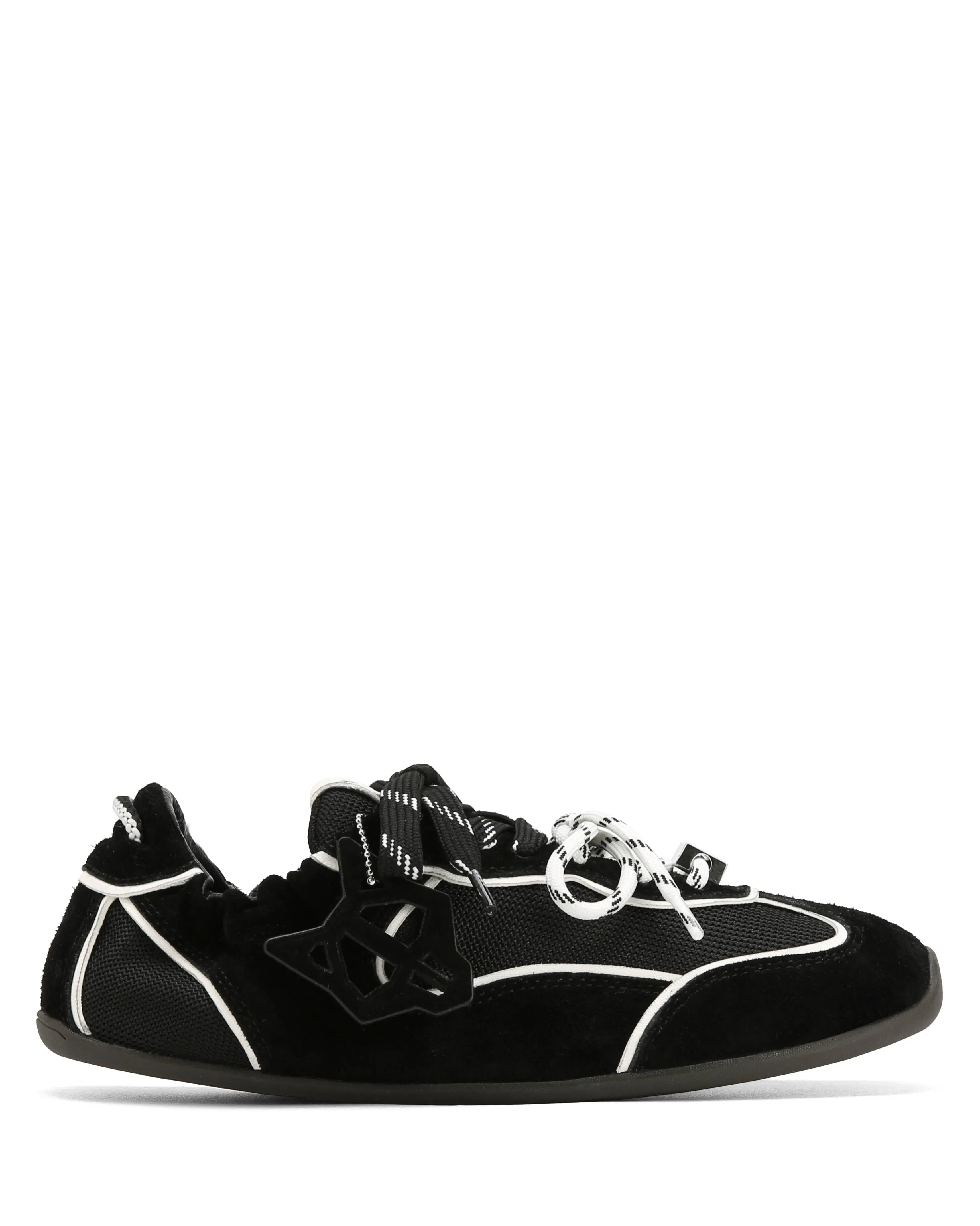 Soul Black Hairy Suede