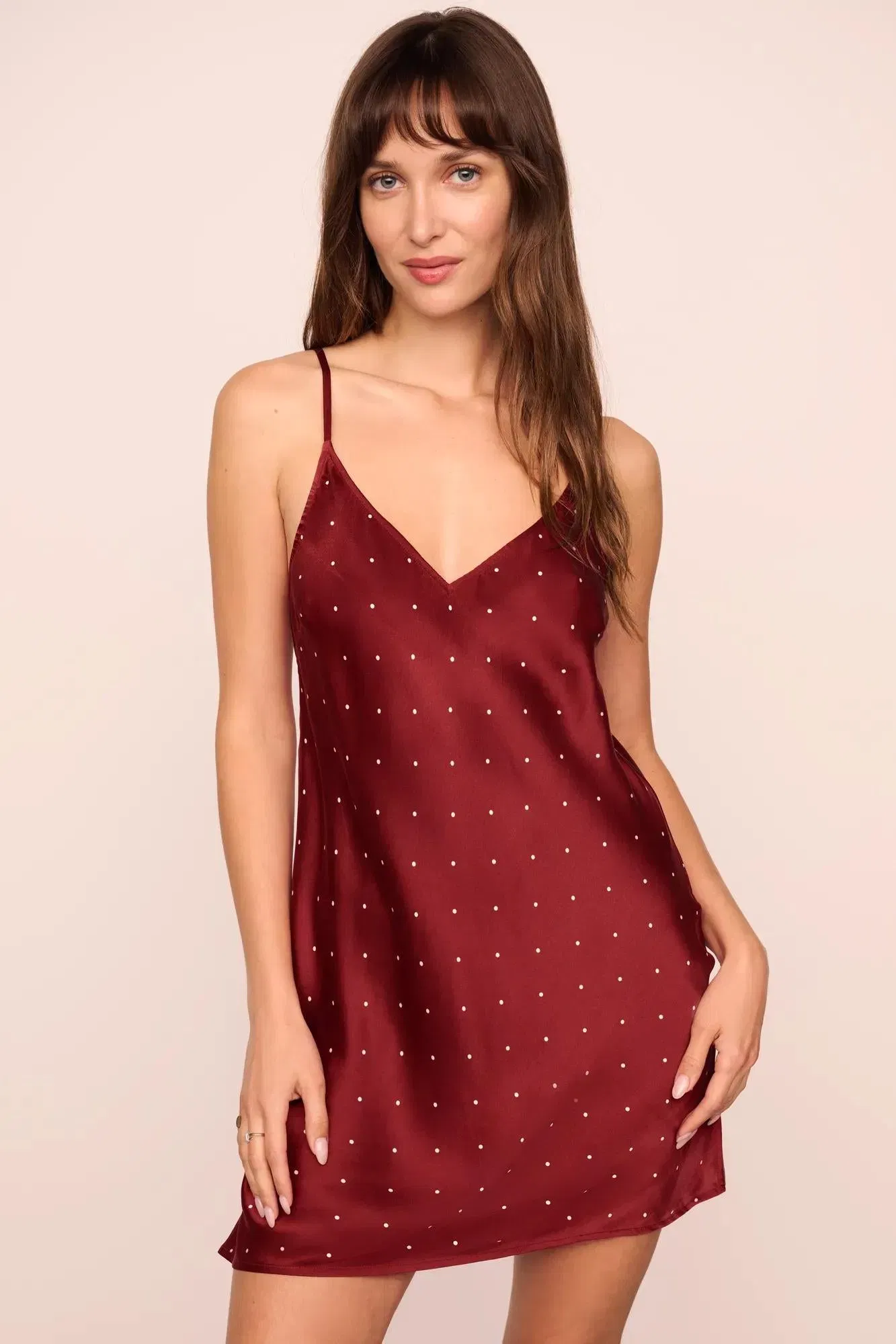 Eberjey x Lily Aldridge - Inez Washable Silk Printed Short Slip
