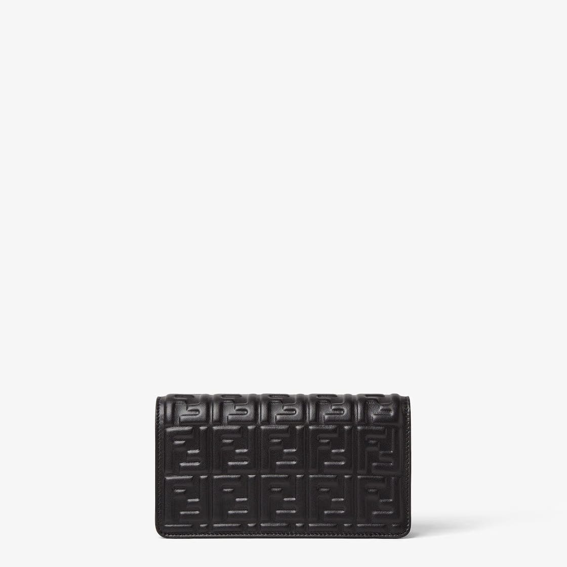 Wallet On Chain Baguette Black nappa leather wallet