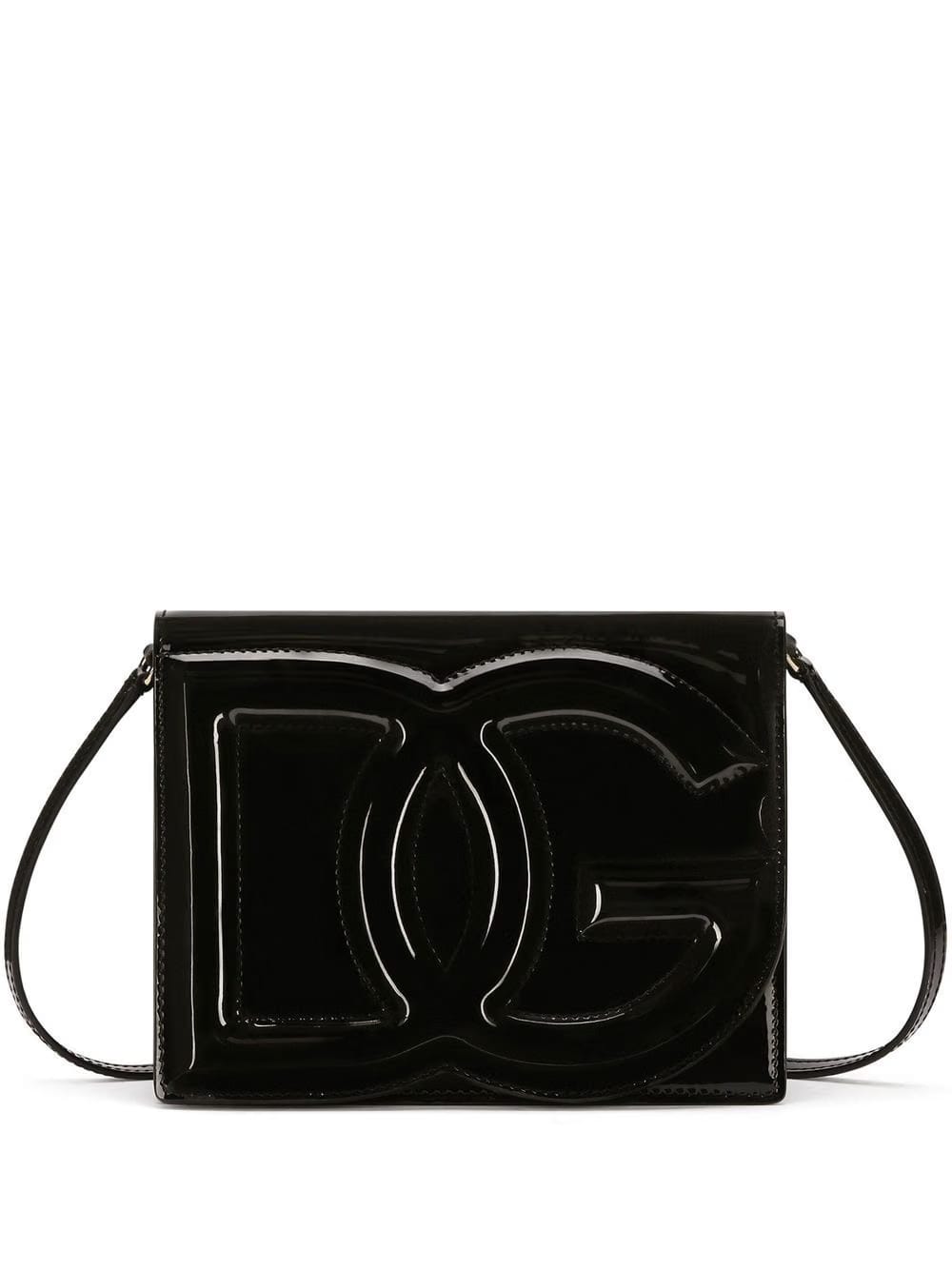 DG Logo leather crossbody bag