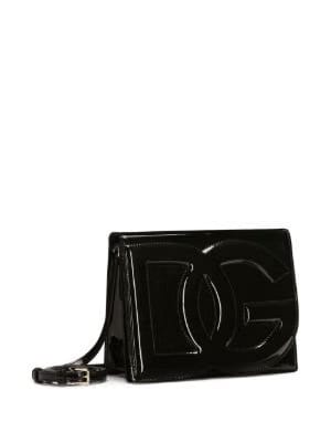 DG Logo leather crossbody bag