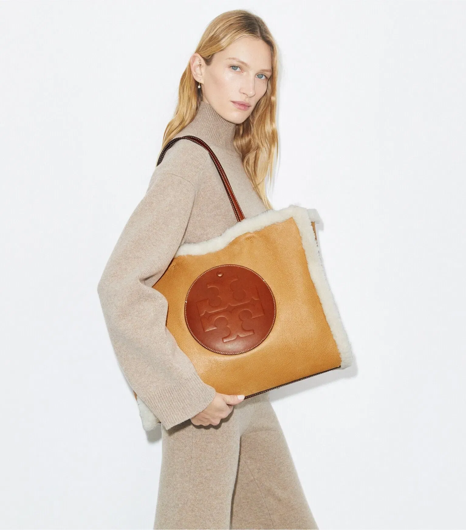 Ella Shearling Tote