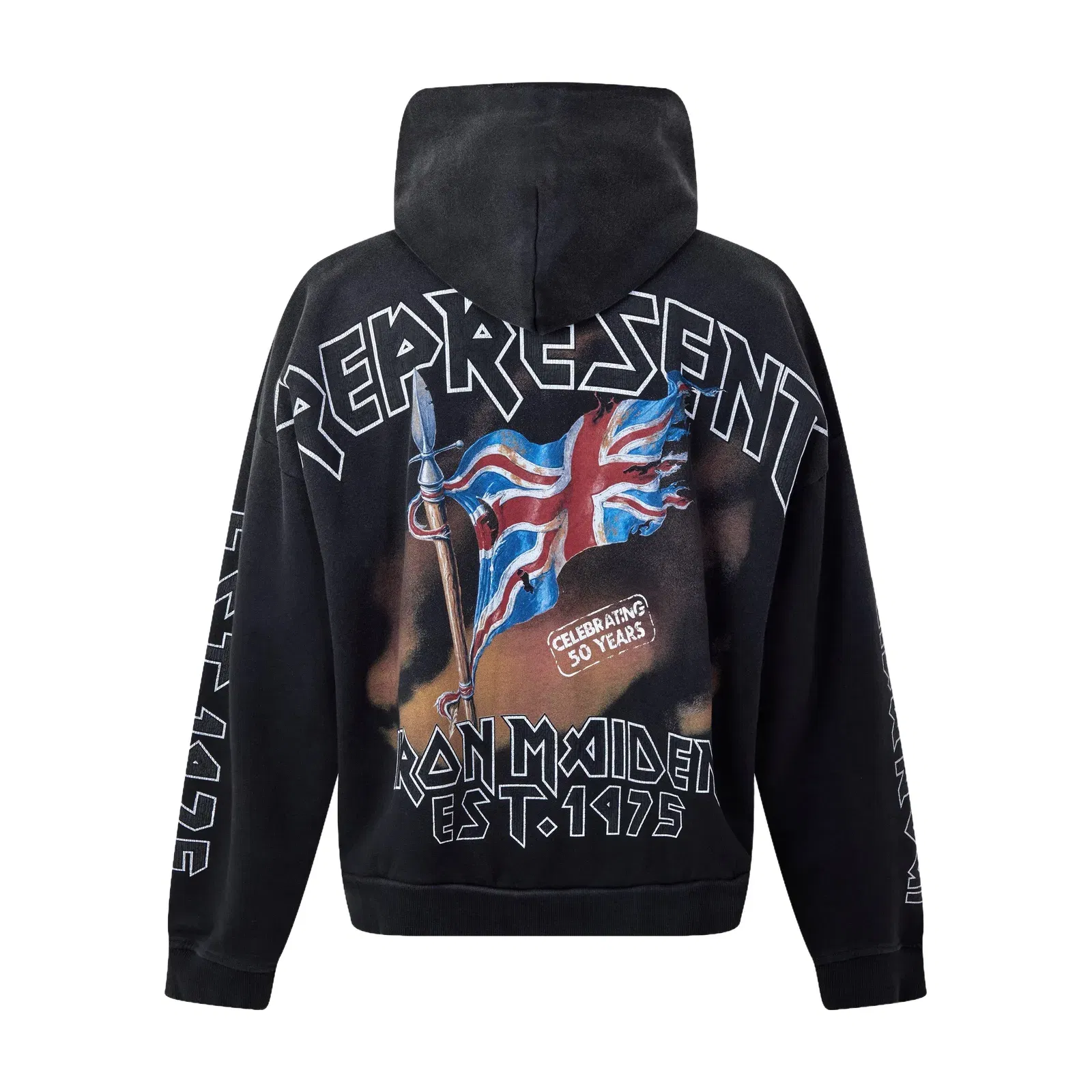 x Iron Maiden Steed Cotton Long Sleeve Graphic Hoodie