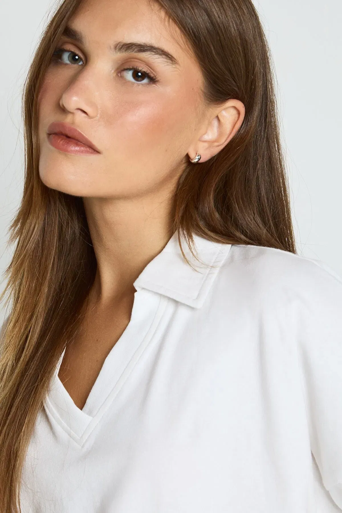 V Neck Oversized T-Shirt