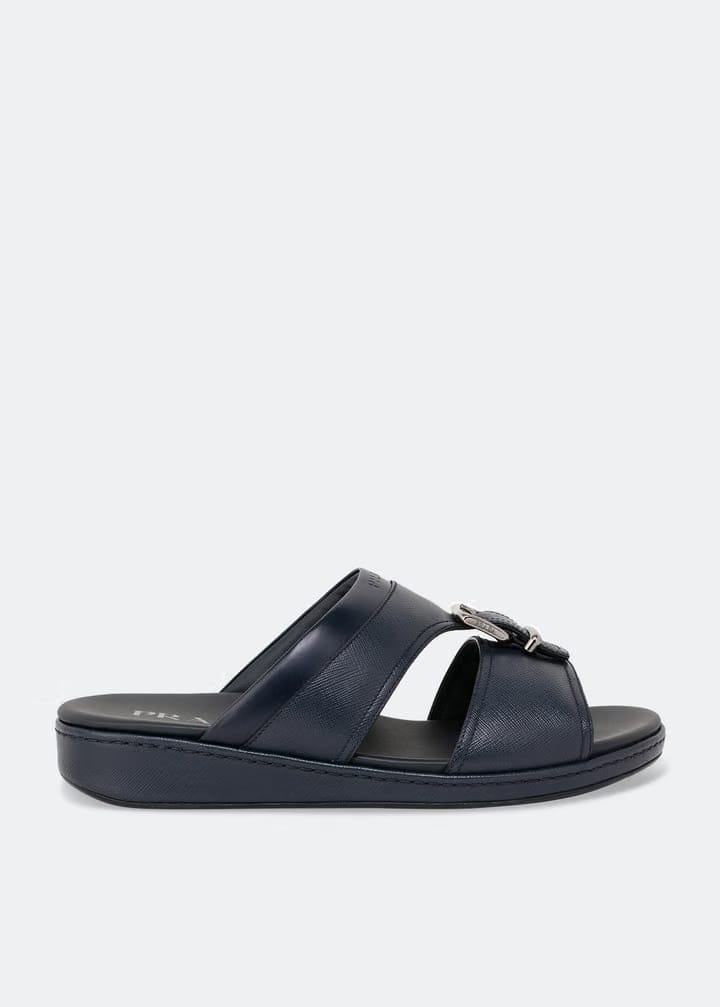 Prada Saffiano leather sandals