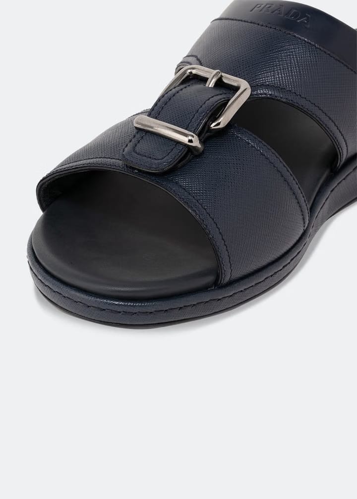 Prada Saffiano leather sandals