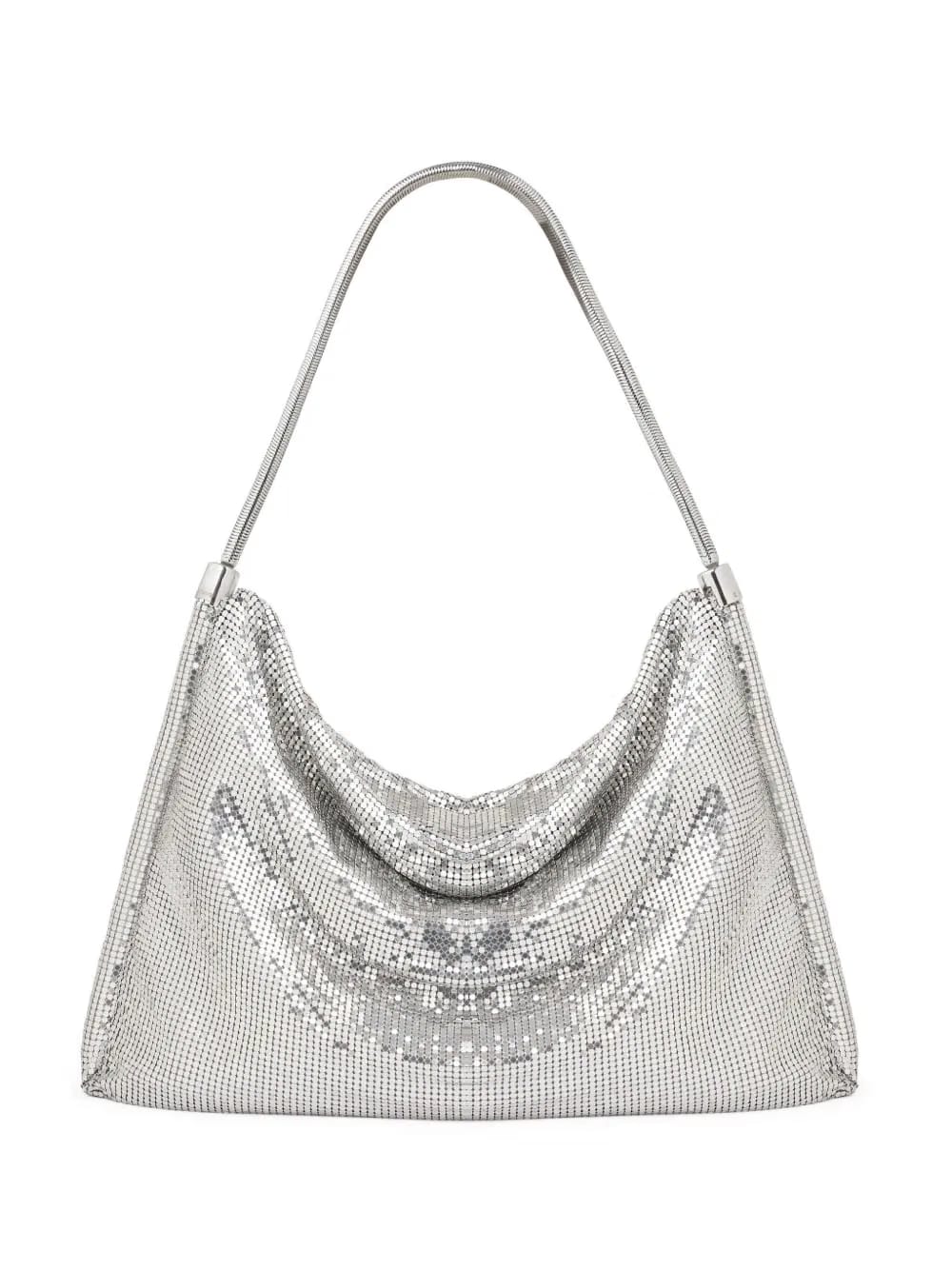 disc-embellished shoulder bag