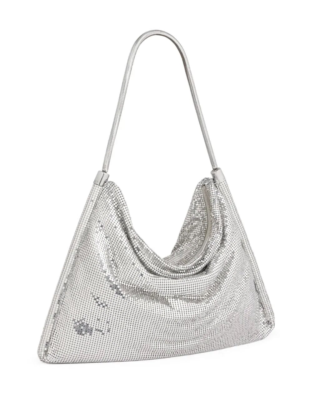 disc-embellished shoulder bag