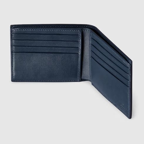 GG bi-fold wallet with print