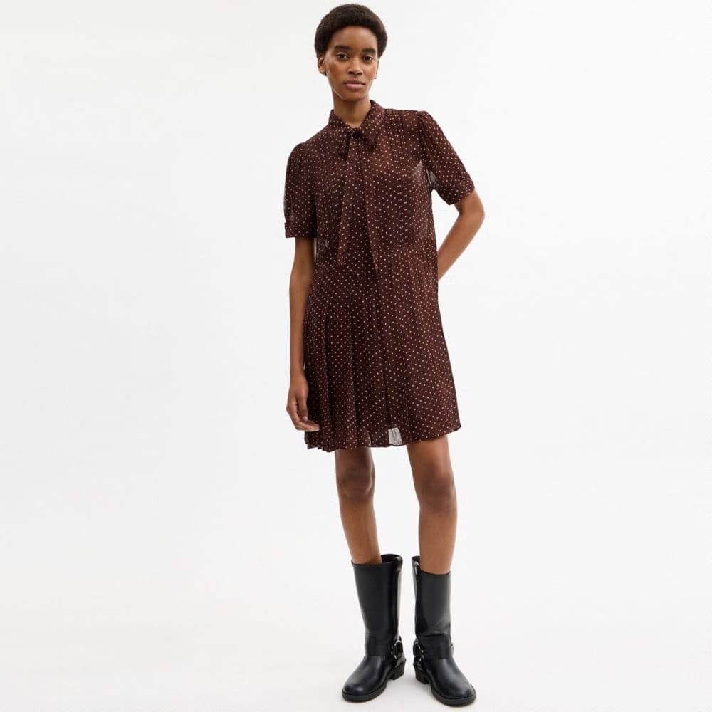 Printed Shirt Dress