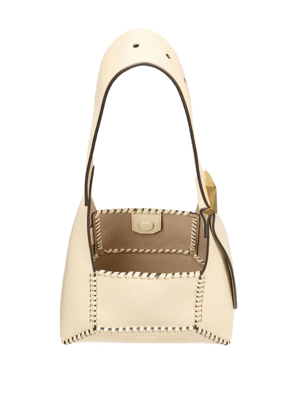 Diamond Hobo S leather shoulder bag