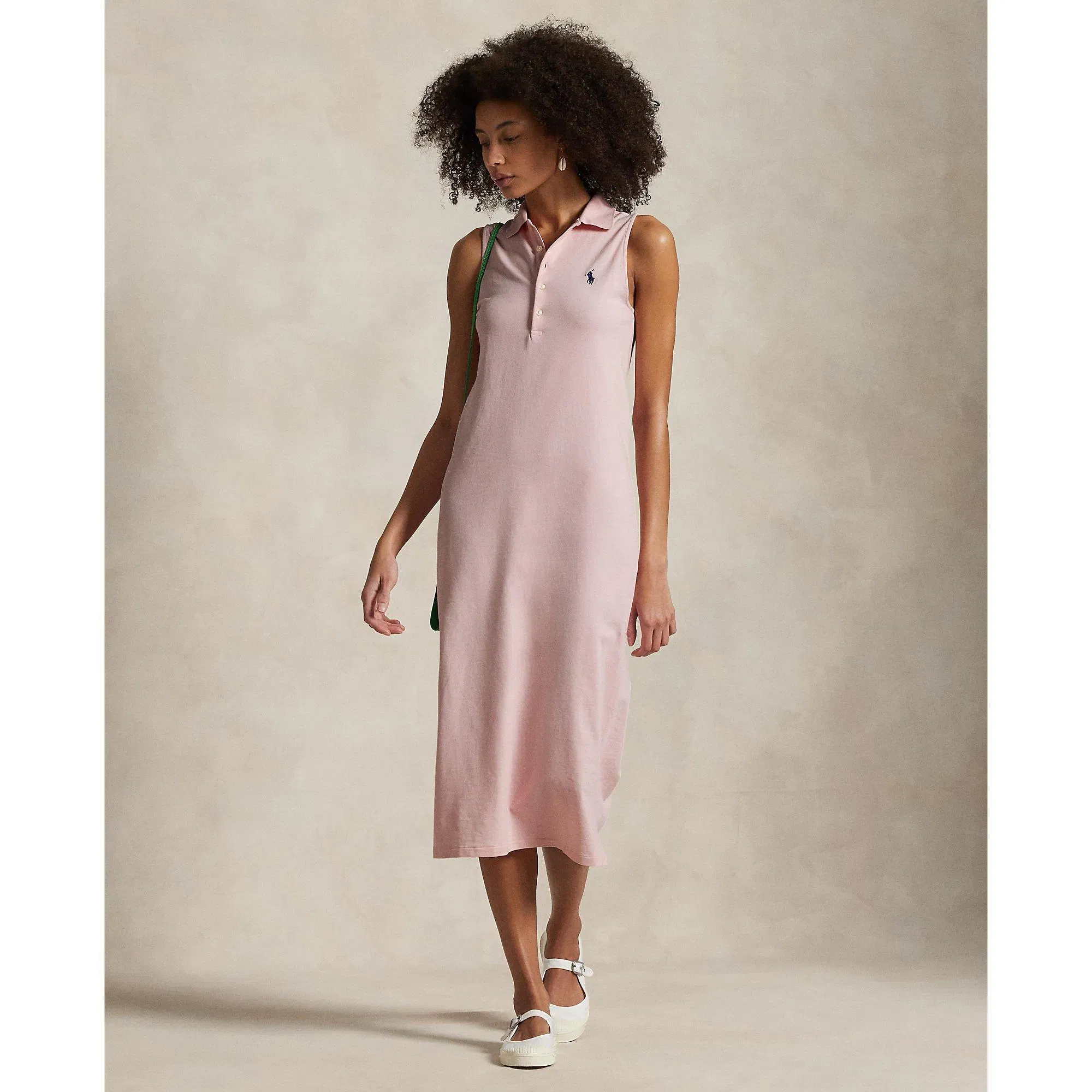 Stretch Cotton Sleeveless Dress