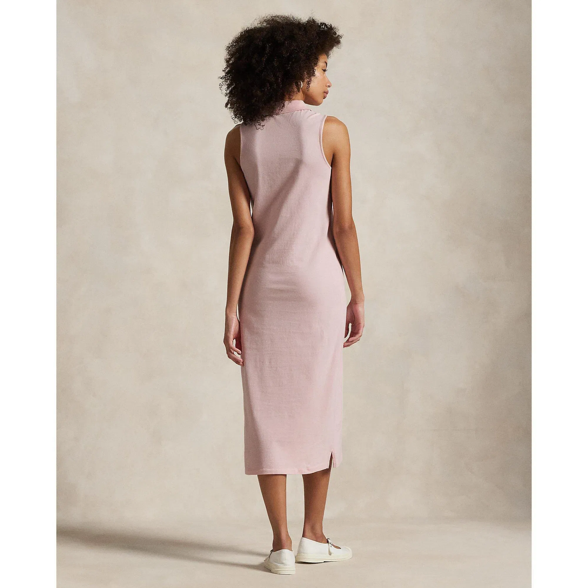 Stretch Cotton Sleeveless Dress