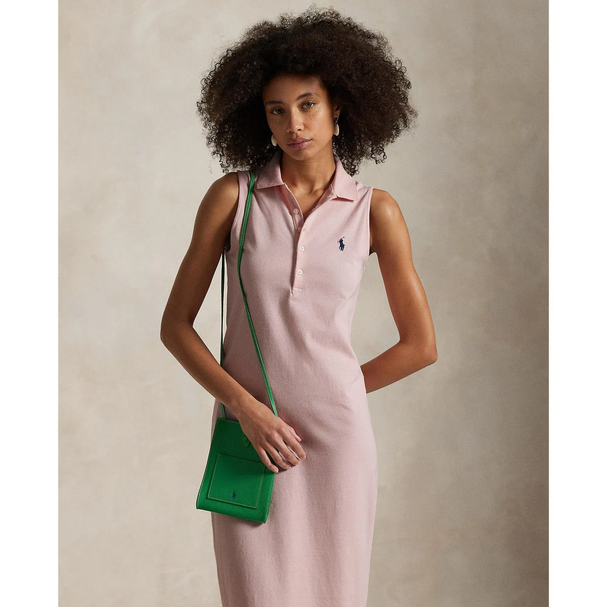 Stretch Cotton Sleeveless Dress