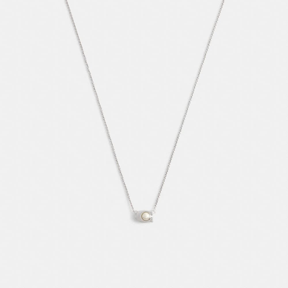 Signature Pearl Pendant Necklace