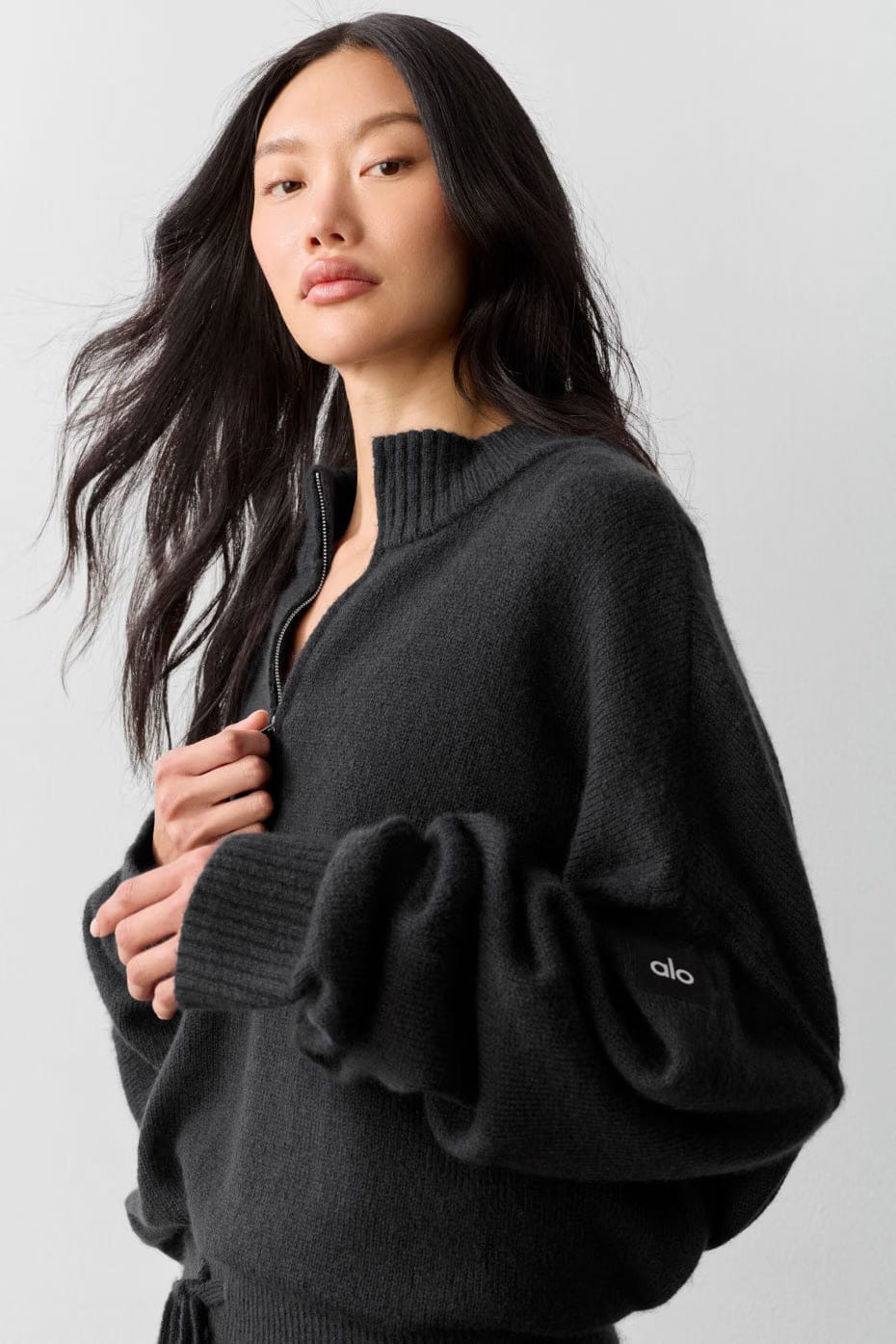 Wool Cashmere New Class 1/4 Zip Pullover