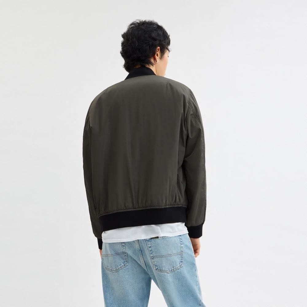 Reversible Bomber Jacket In Recycled Polyester