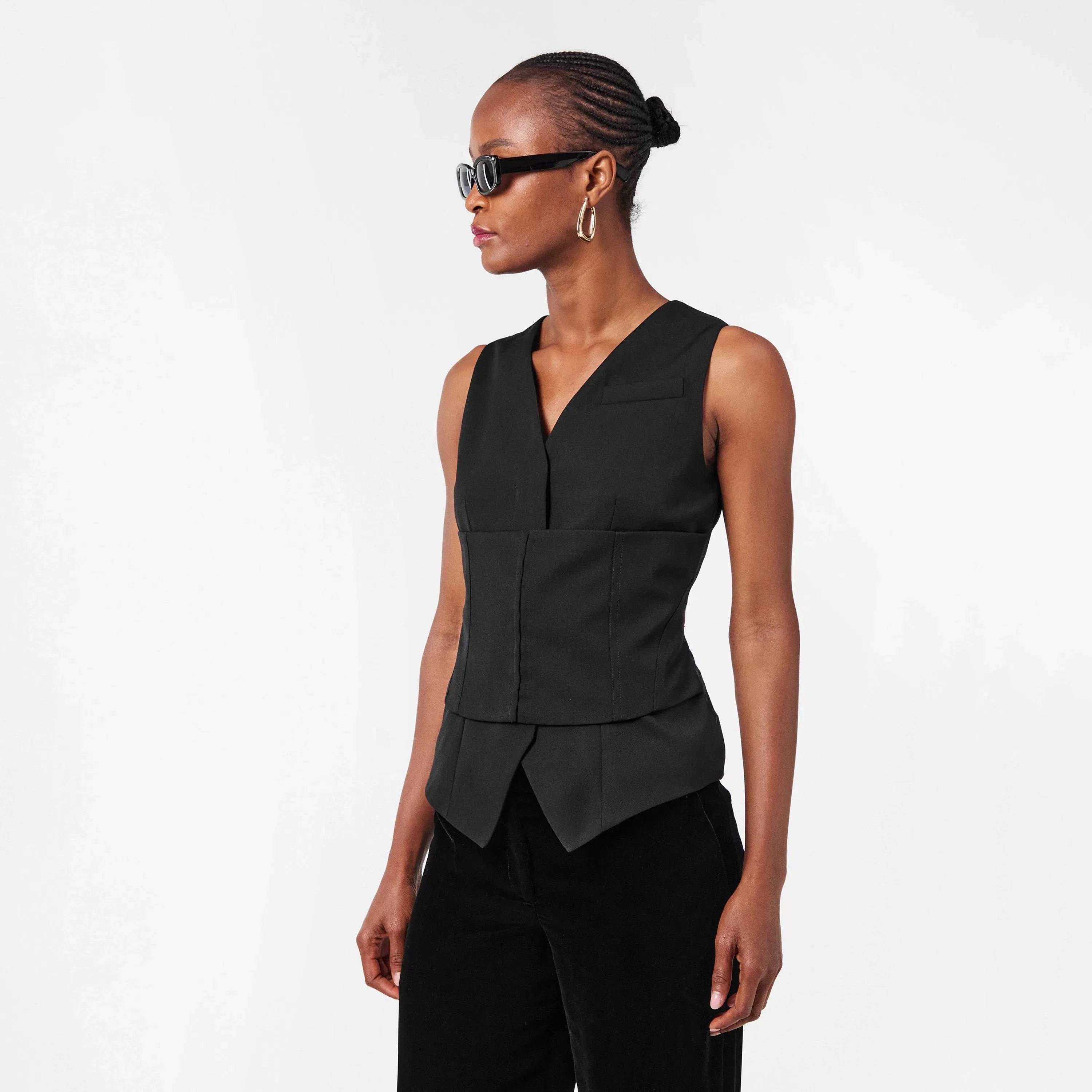 Alex Corset Structured Tailored Waistcoat