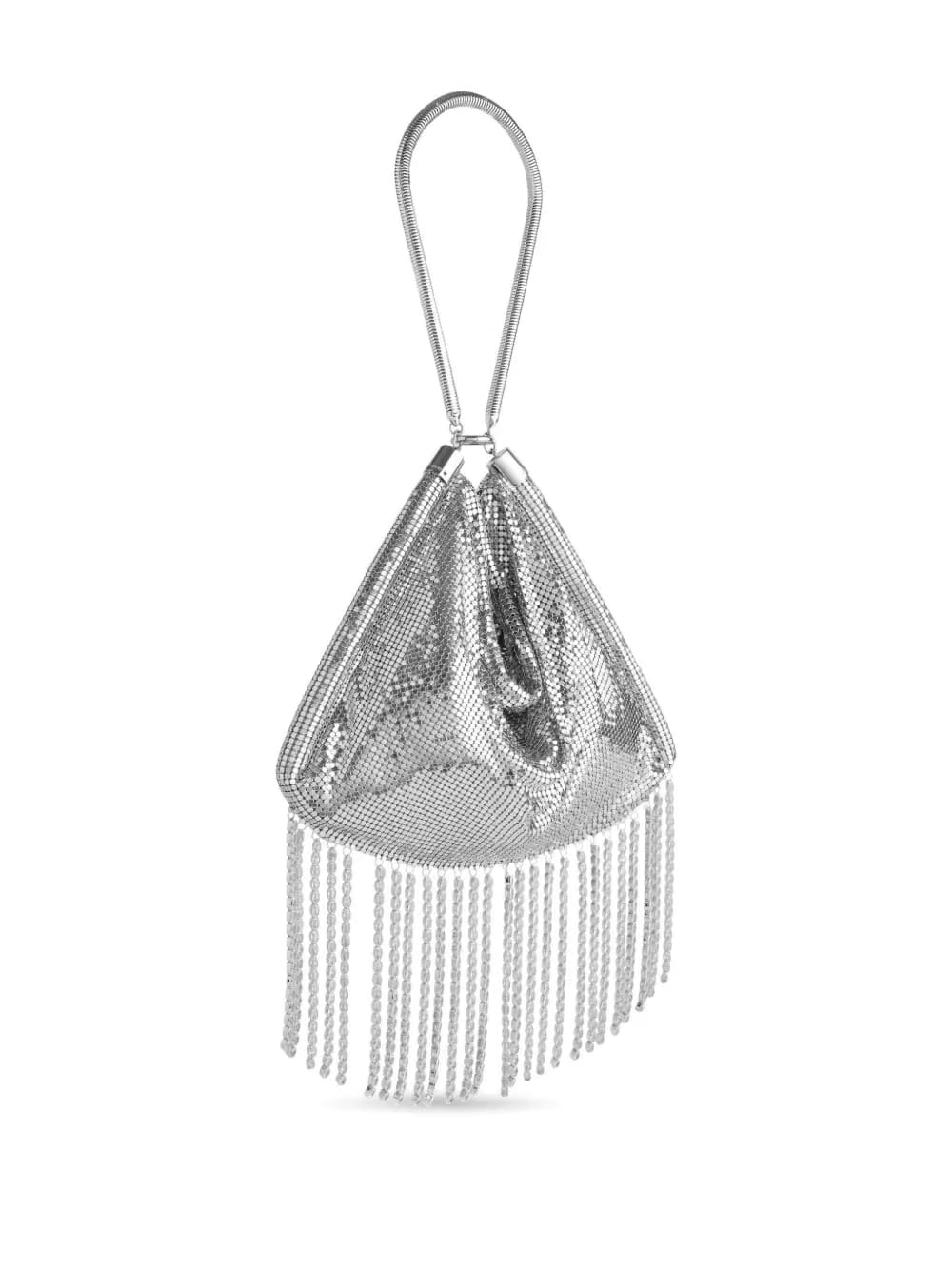 chainmail fringe shoulder bag