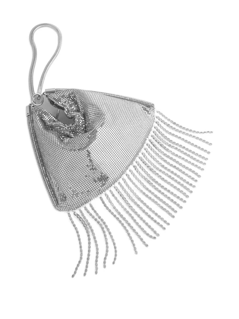 chainmail fringe shoulder bag