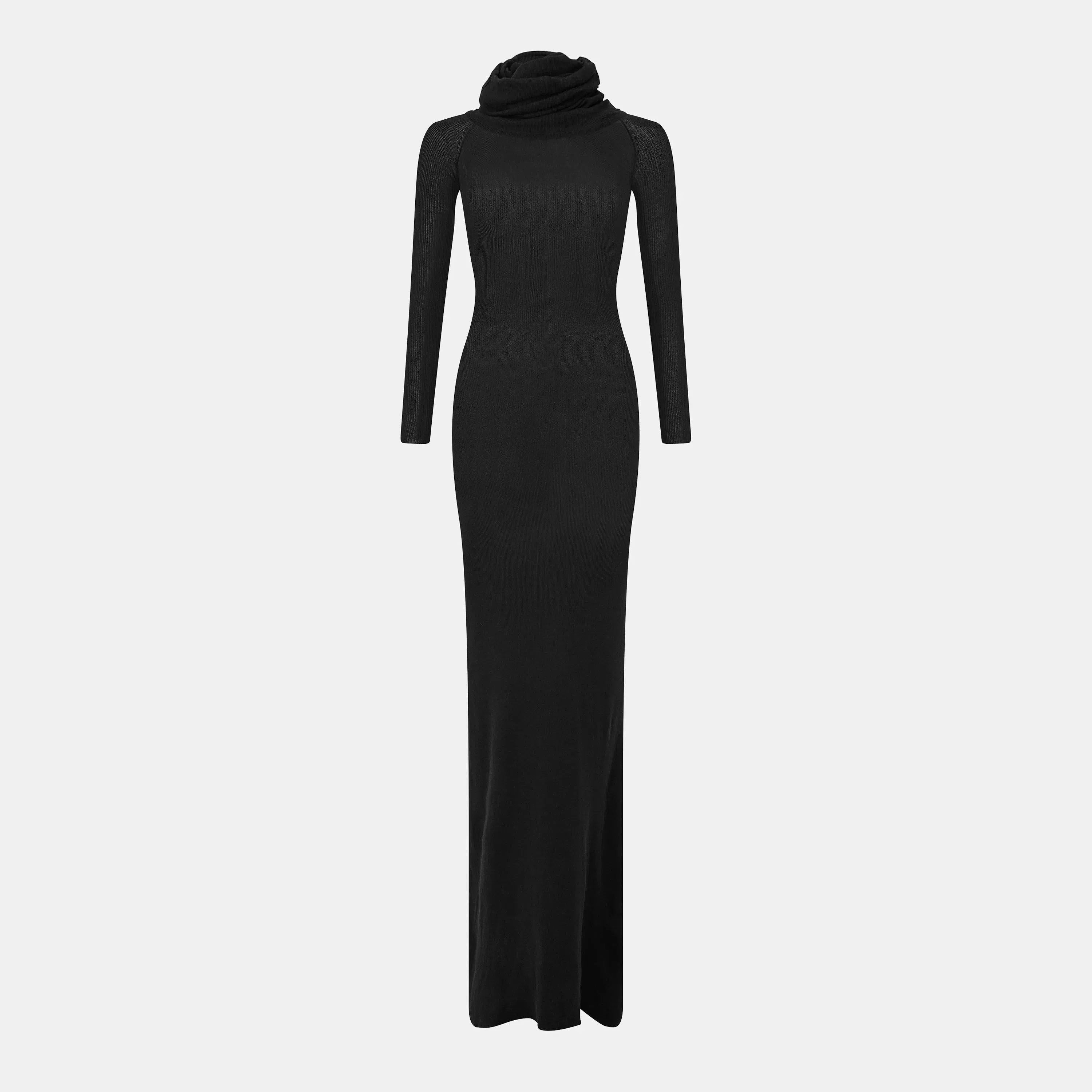 Floor-Length Structured Maxi Dress
