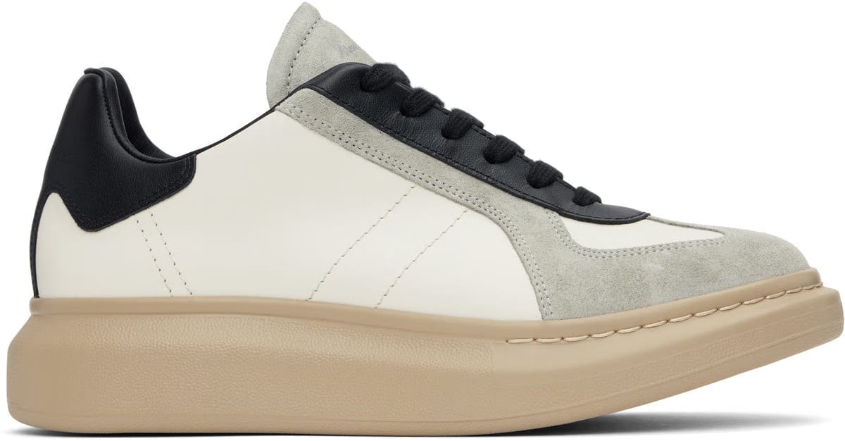 McQueen Off-White & Gray Oversized Retro Sneakers