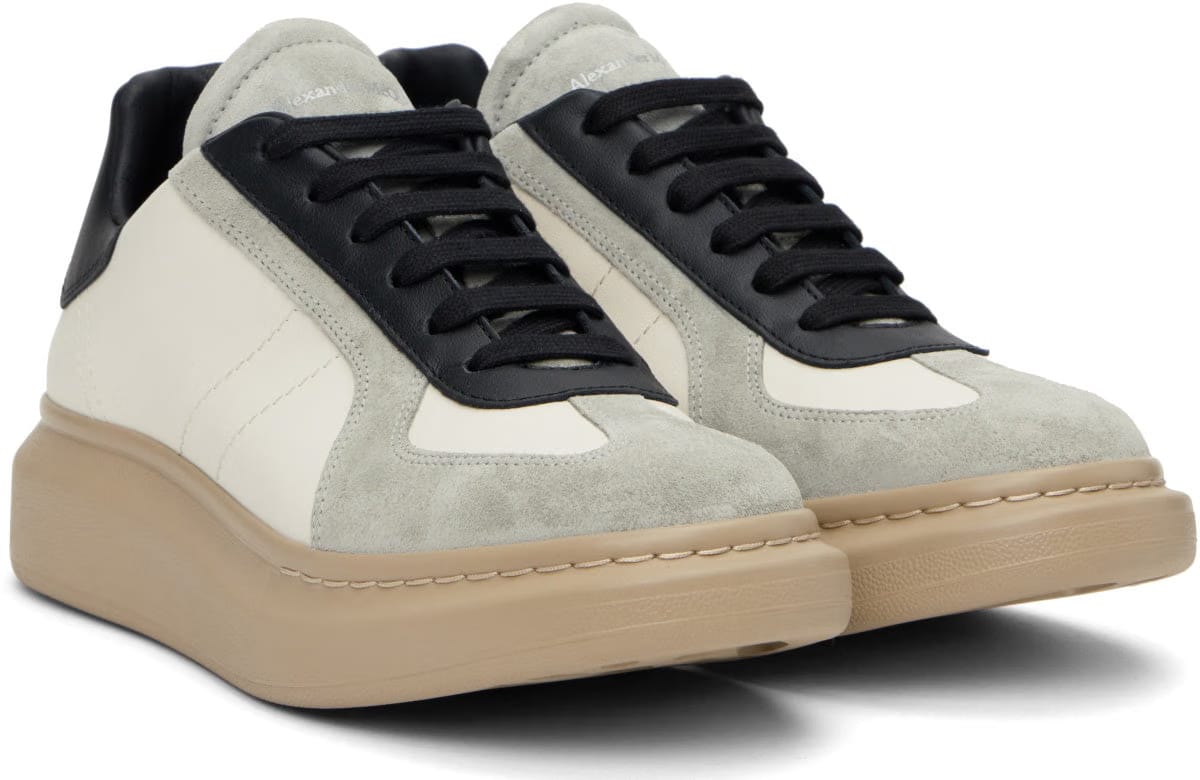 McQueen Off-White & Gray Oversized Retro Sneakers
