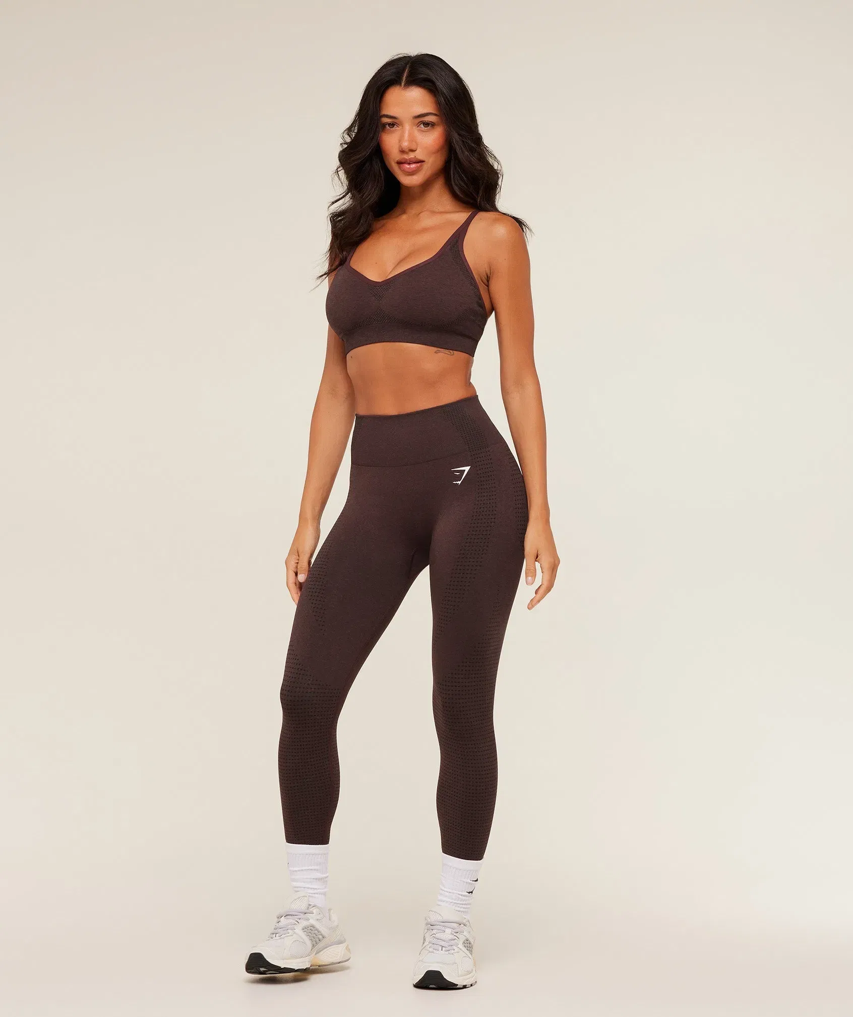 Gymshark Vital Sports Bra - Rich Maroon/Marl