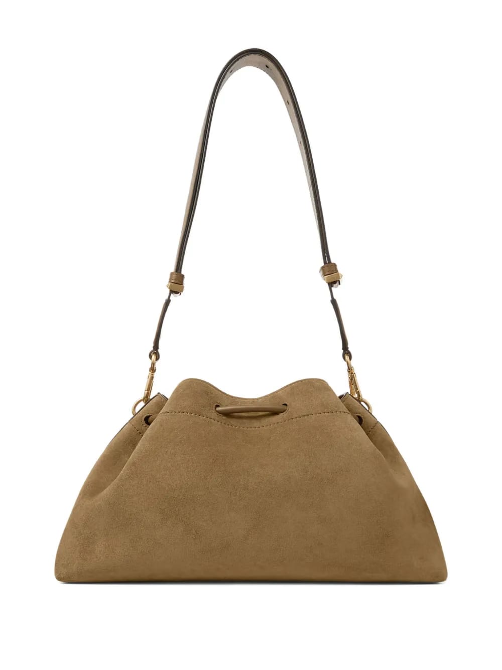 Cinch M suede shoulder bag