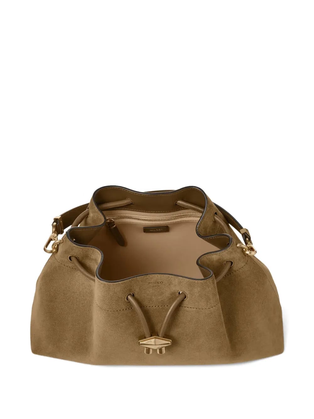 Cinch M suede shoulder bag