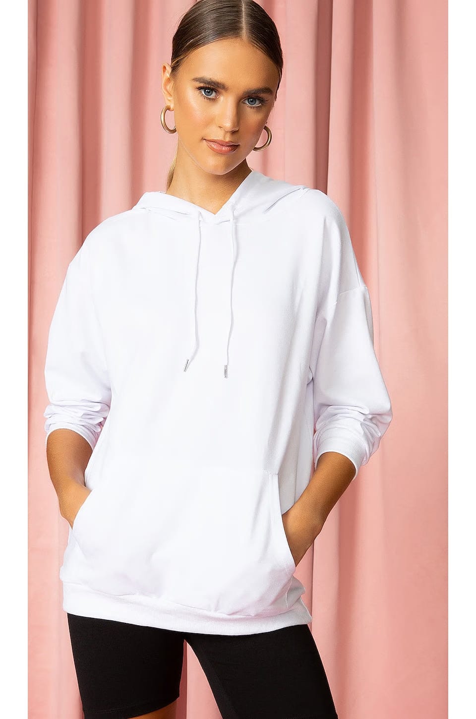 superdown Hooded Sweatshirt in White