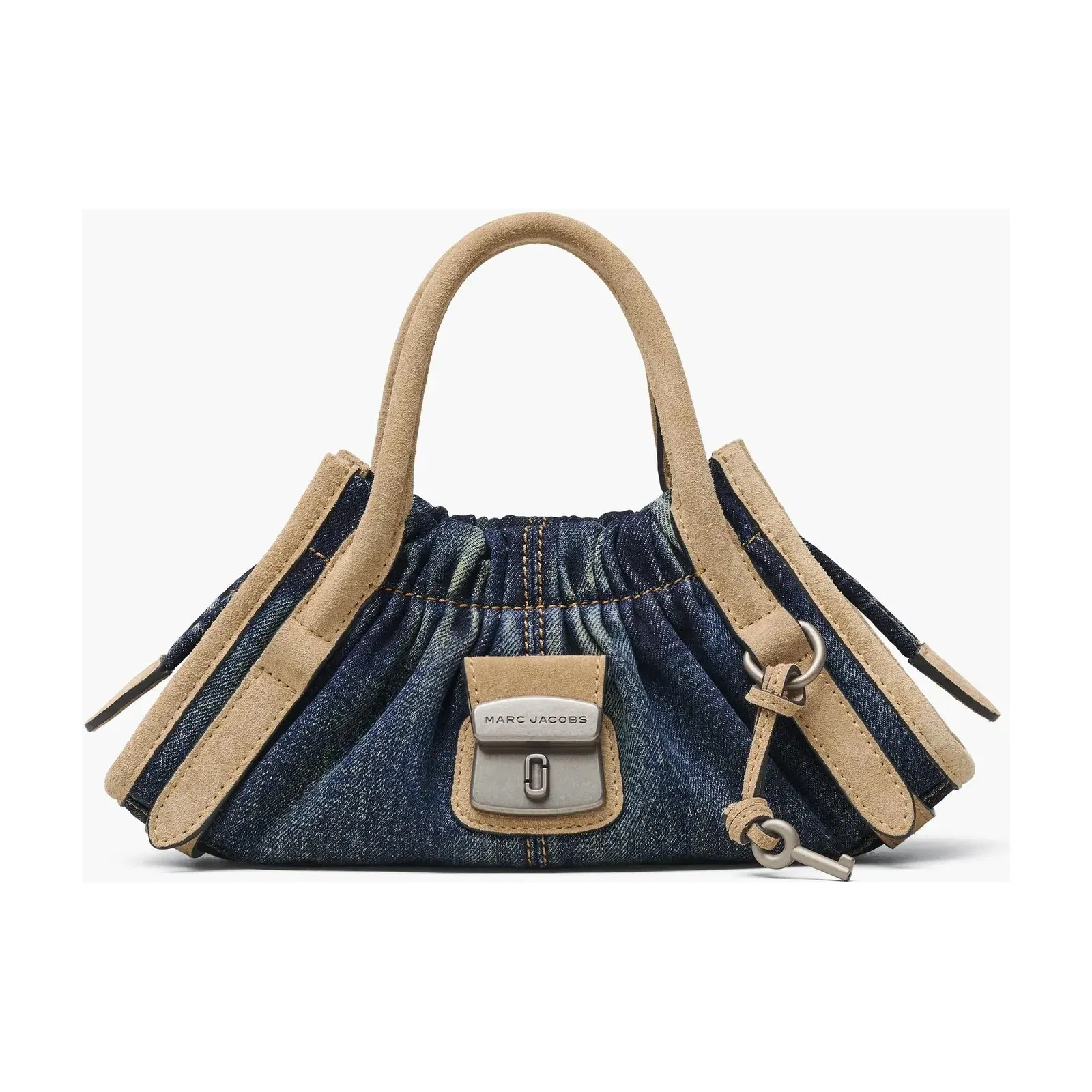 The Denim Suede Cristina Small Satchel
