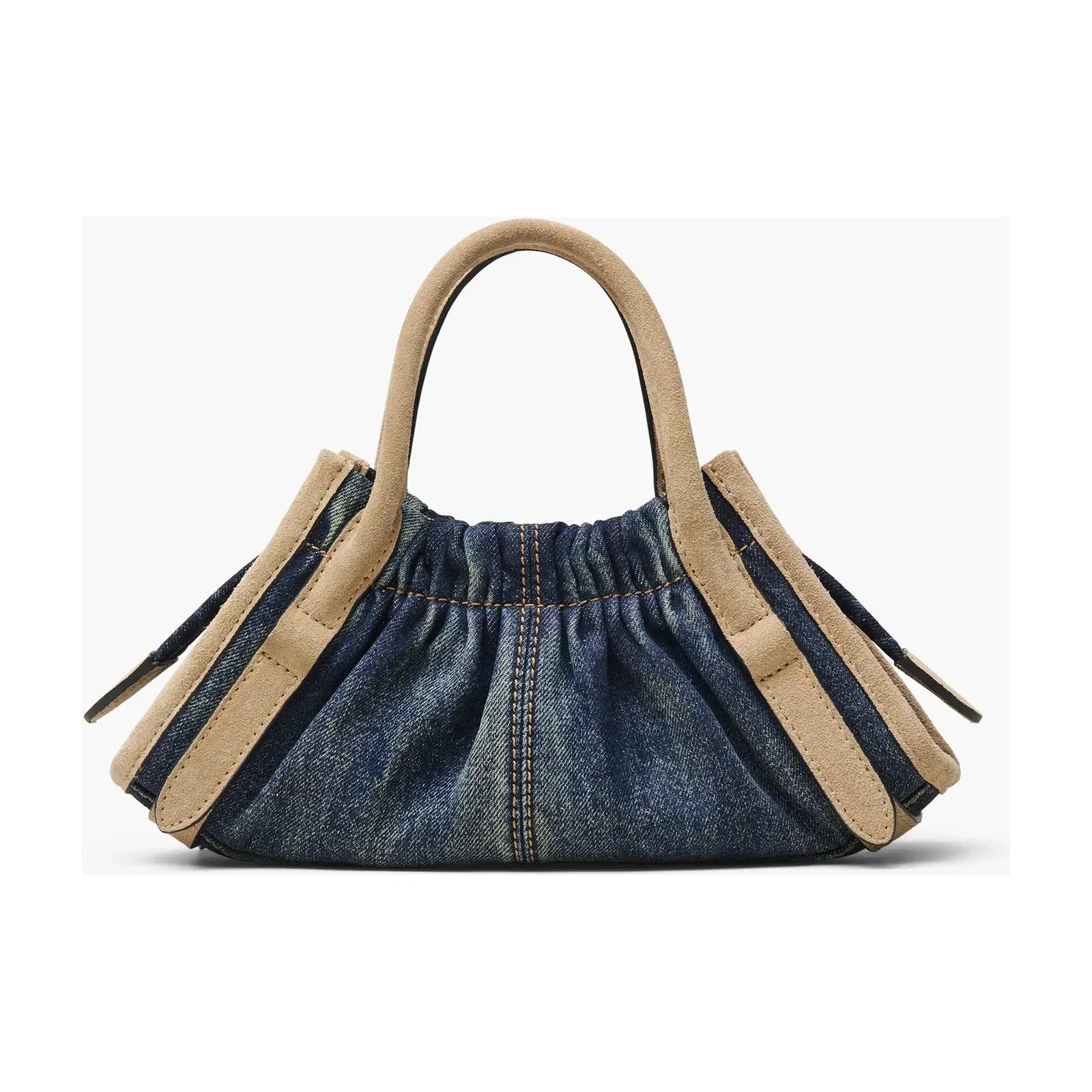 The Denim Suede Cristina Small Satchel