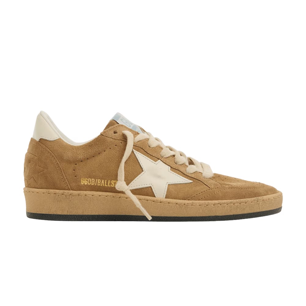 Golden Goose Wmns Ball Star Tobacco White