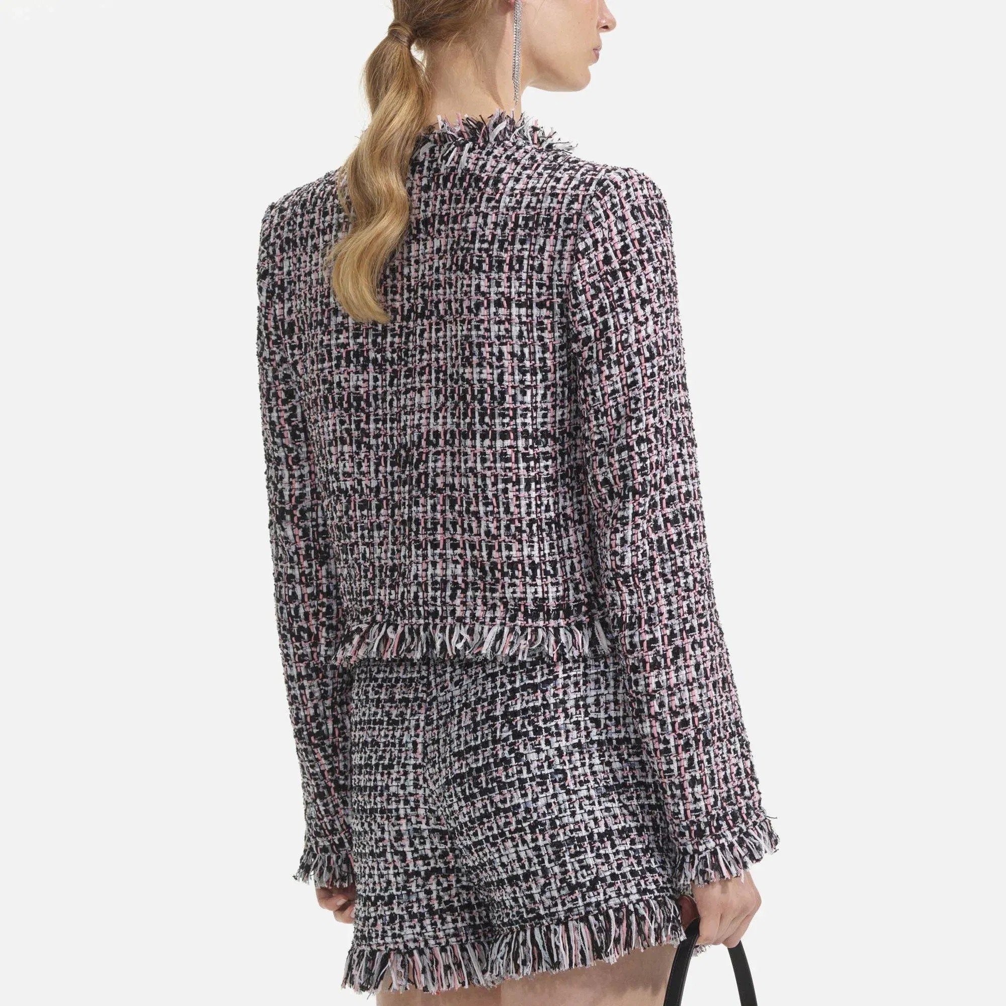 Fringed Buckle Blazer