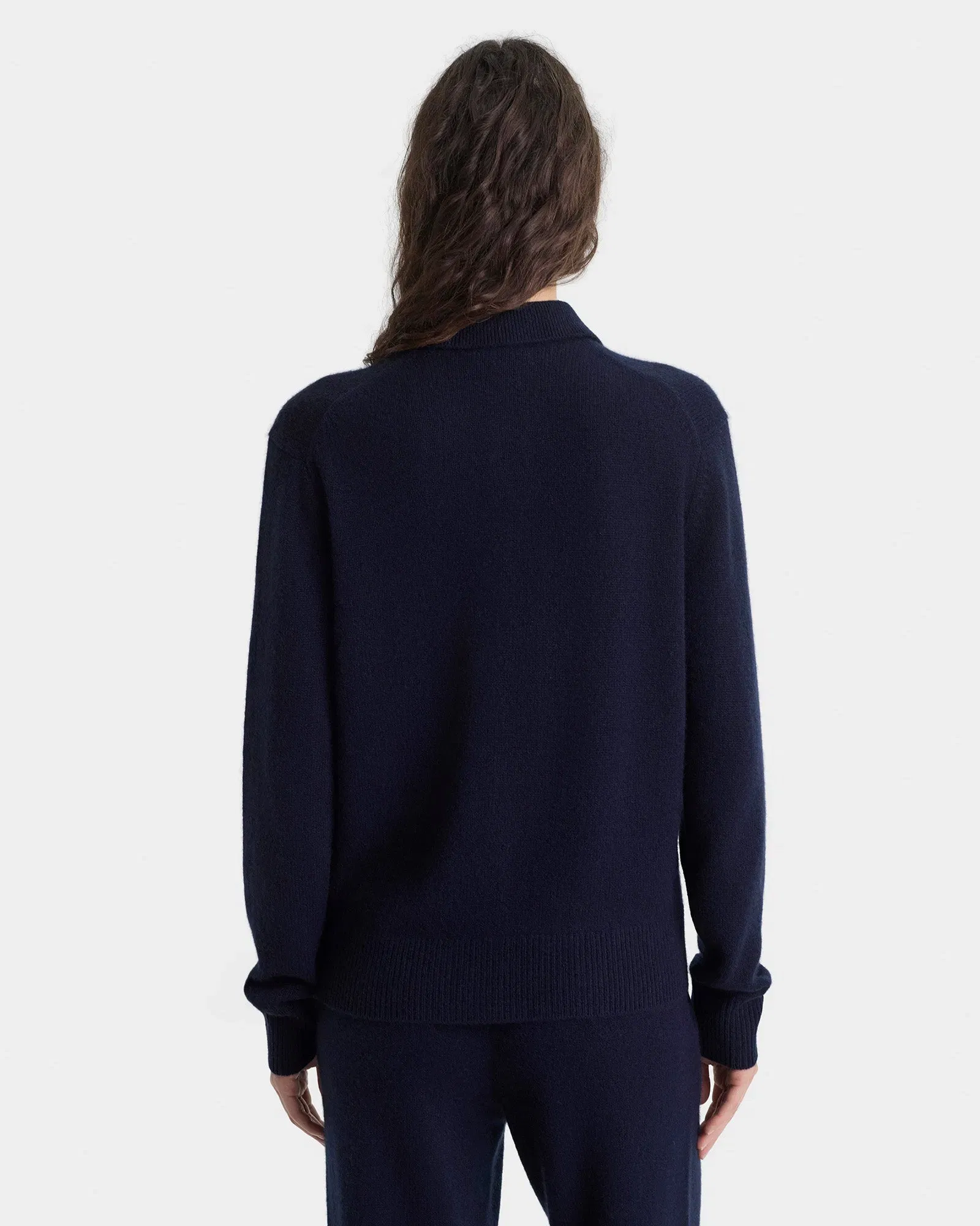 SRC Cashmere Polo - Navy