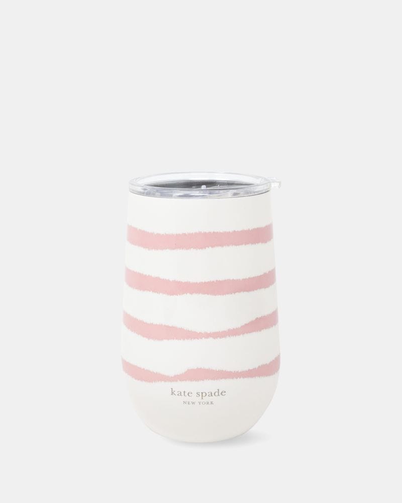 Pink Goddess Stripe Wine Tumbler